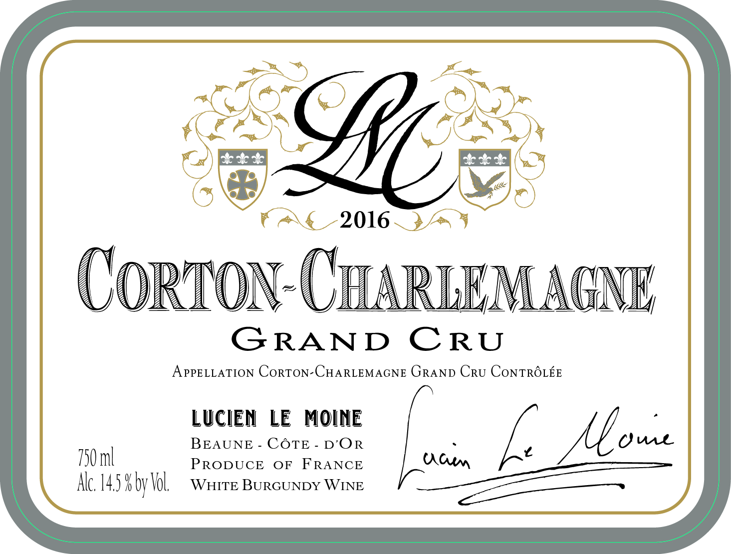 Le Moine Corton Charlemagne Grand Cru 2021