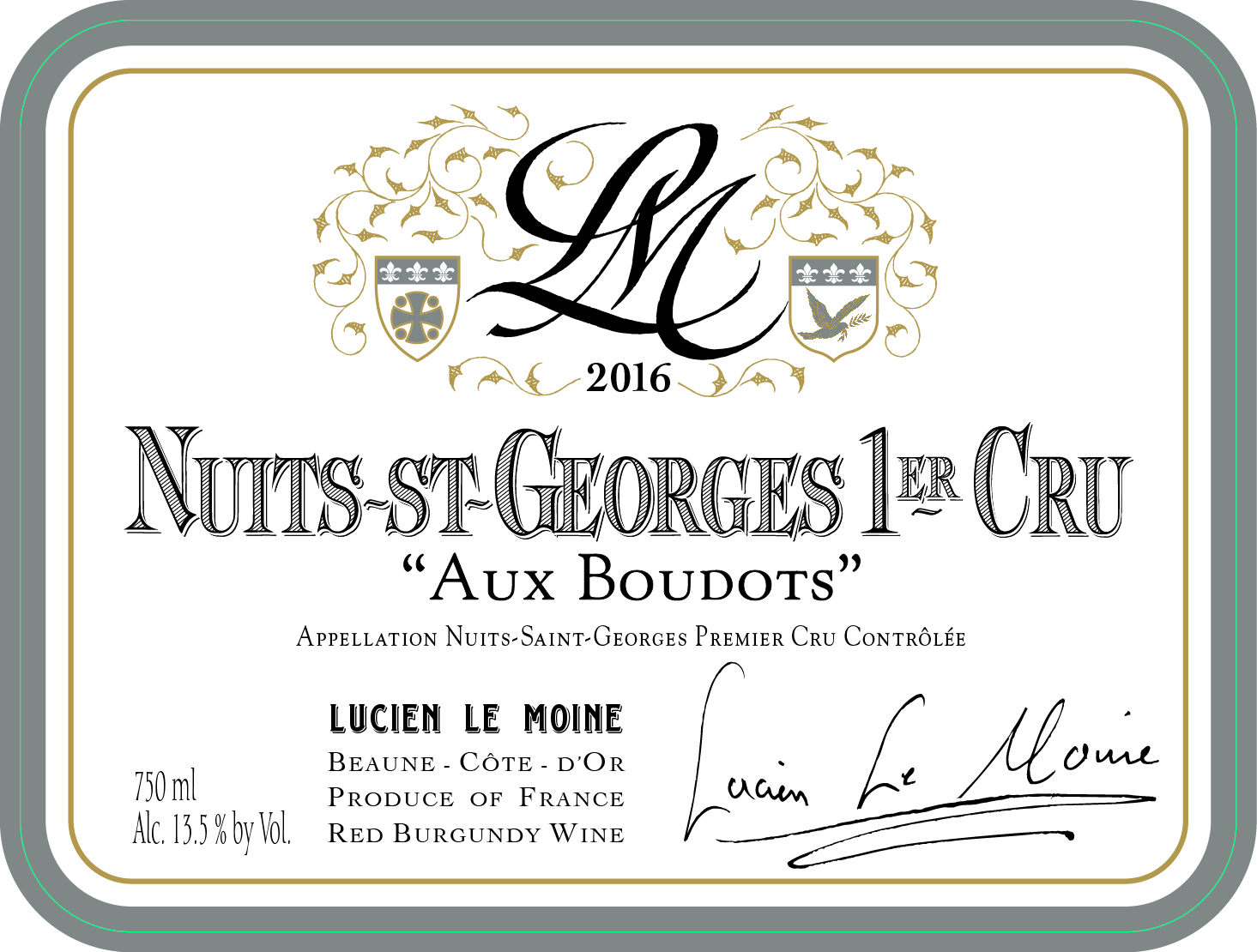 Le Moine Nuits St. Georges Aux Boudots 1er Cru 2021