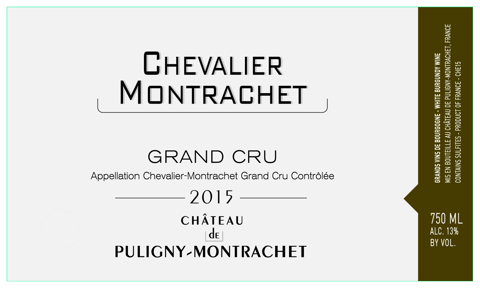 Montille Chevalier Montrachet Grand Cru 2018