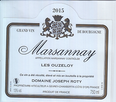 Roty Marsannay Ouzelois 2021