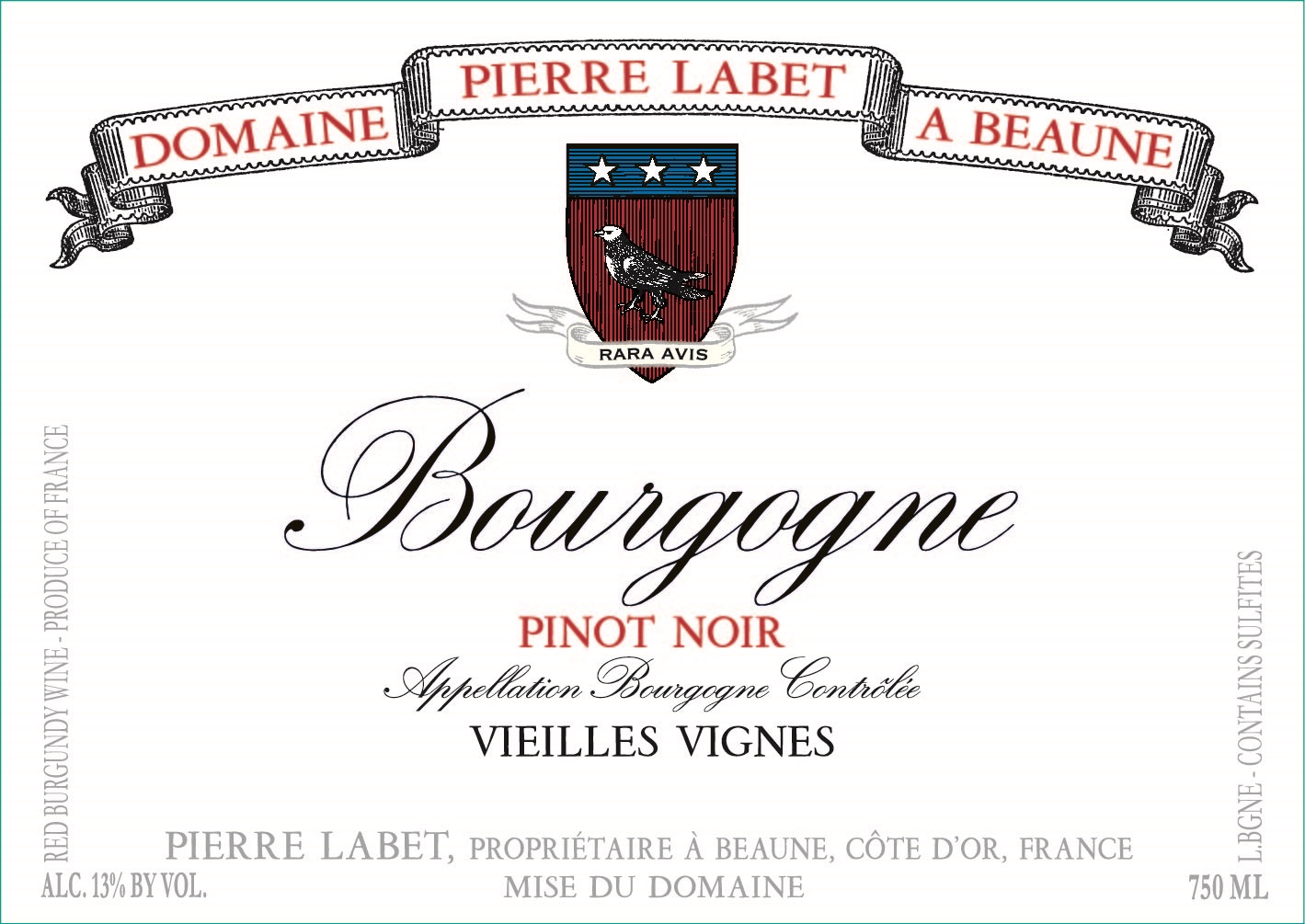 Labet Bourgogne Pinot Noir Vieilles Vignes 2020